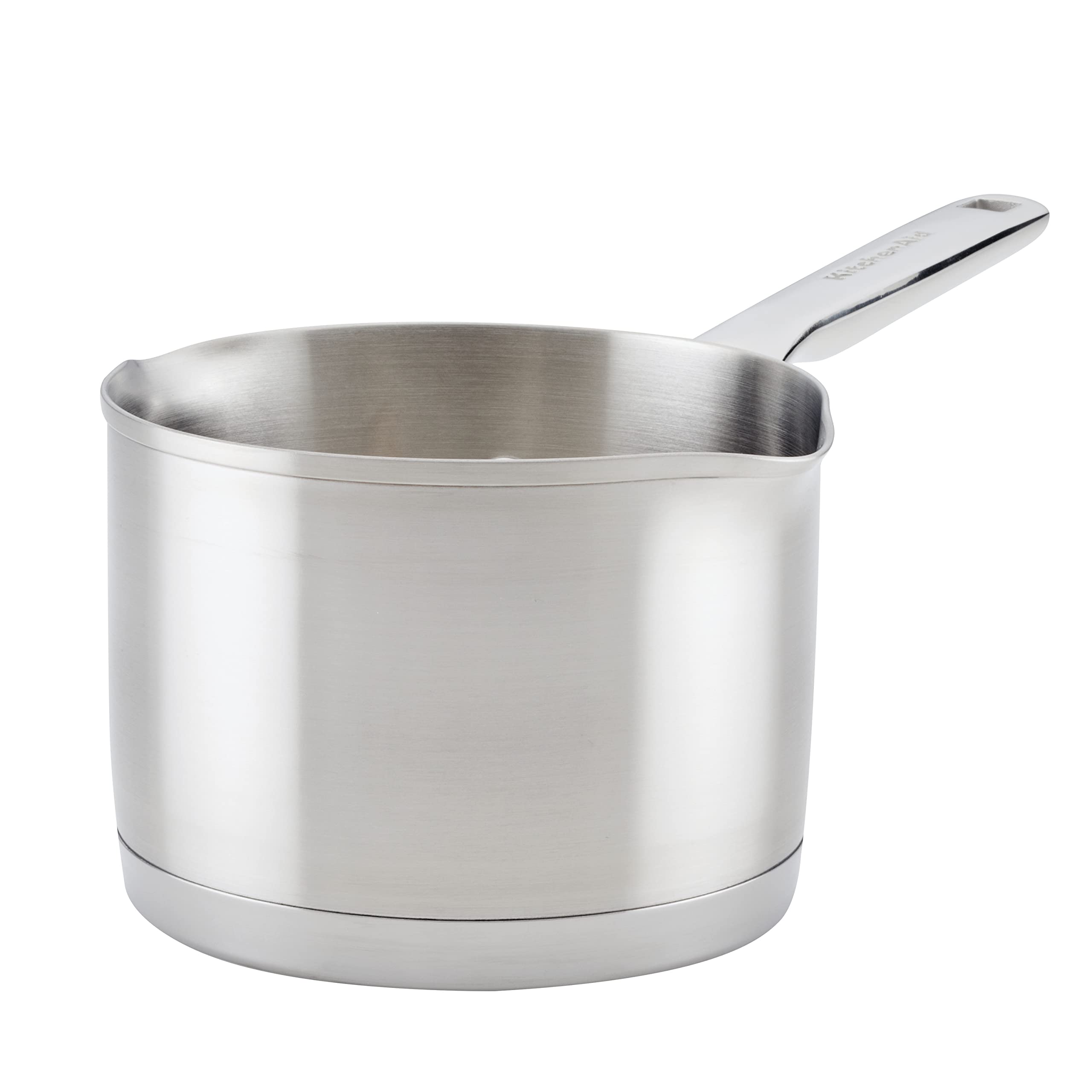 Amazon.com: KitchenAid 71026 3-Ply Base Brushed Stainless Saucepan